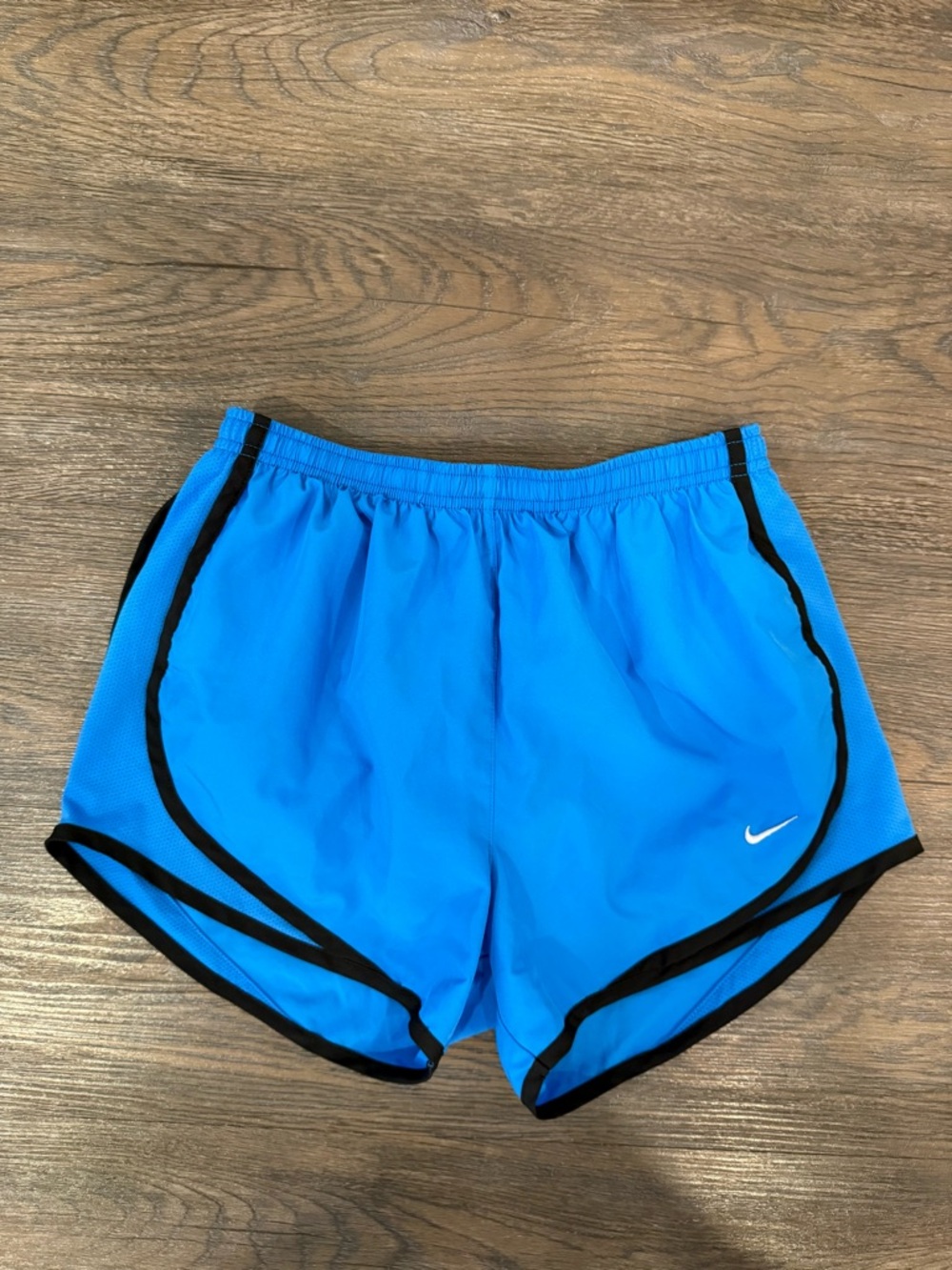 Women’s Blue and Black Nike Shorts Size Small